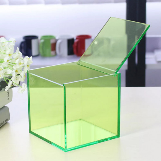 Fluorescerende kleurrijke acrylaat box