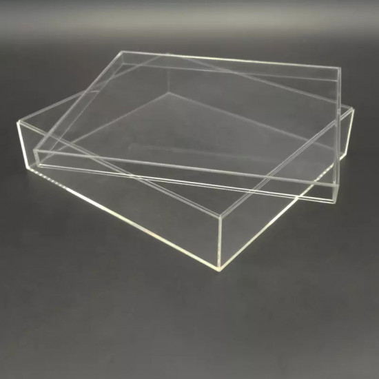 Plexiglas box op maat met schoenendoos deksel