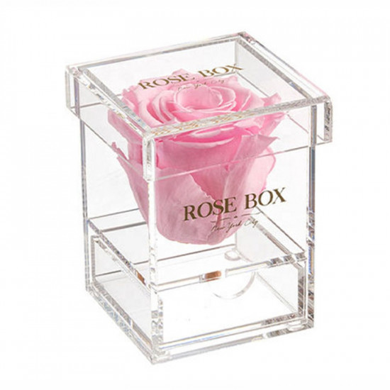 Plexiglas bloem geschenkbox